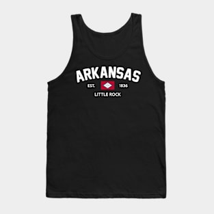 Arkansas Collegiate Preppy Tank Top